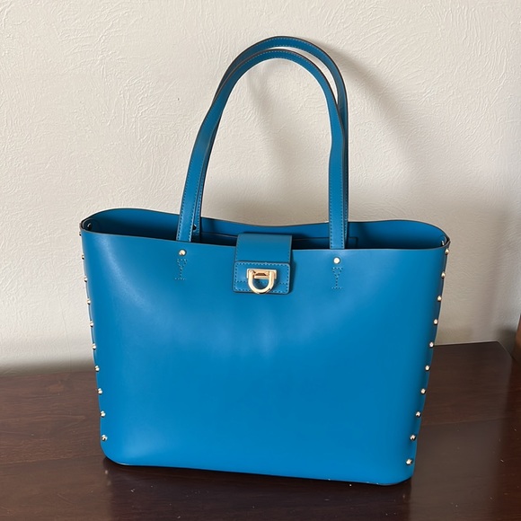 Michael Kors Manhattan Large Tote Leather Lagoon - Picture 17 of 17